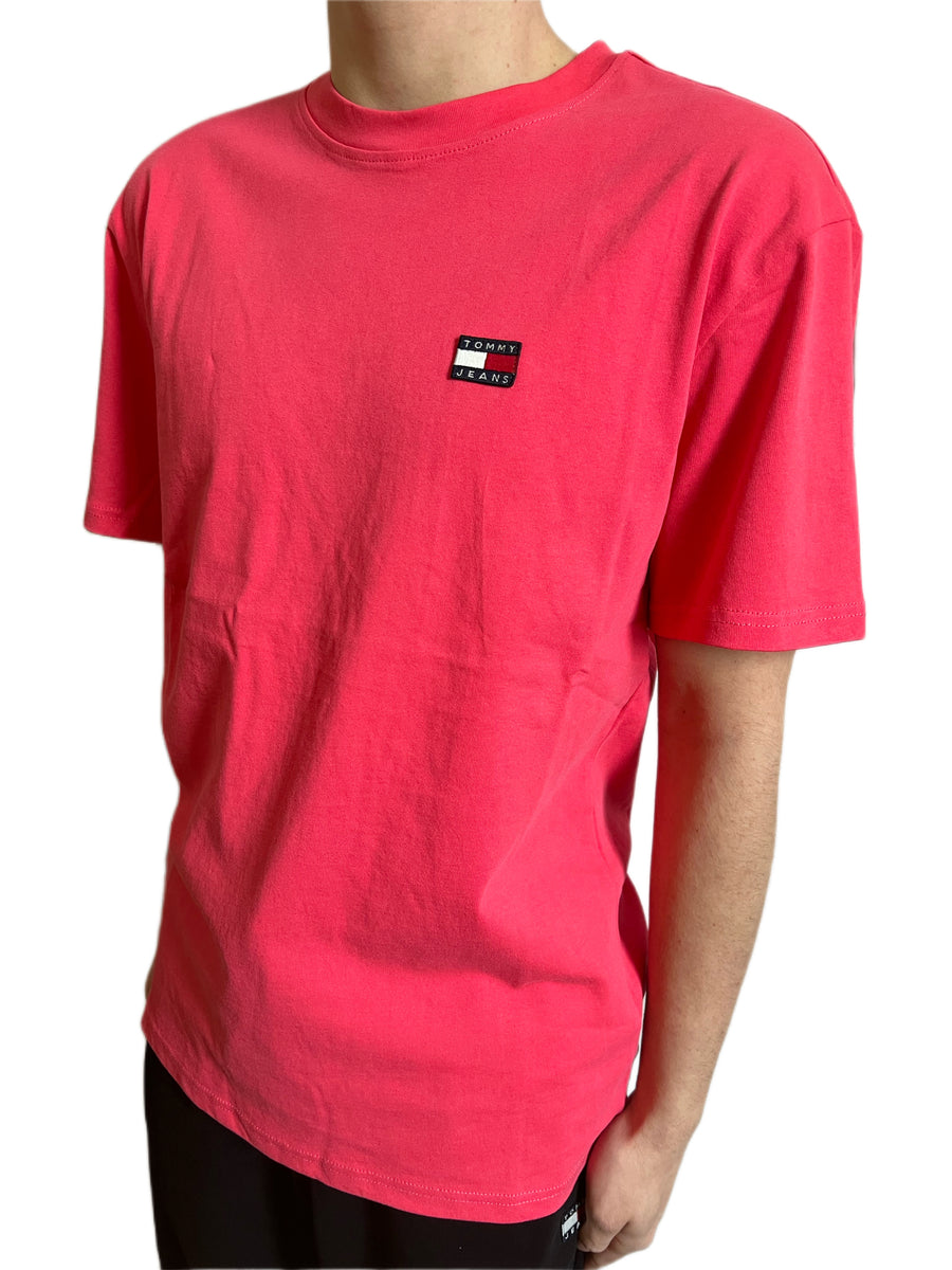 Laser Clothing Tommy Jeans XS Badge - – Tee Chevron Pink