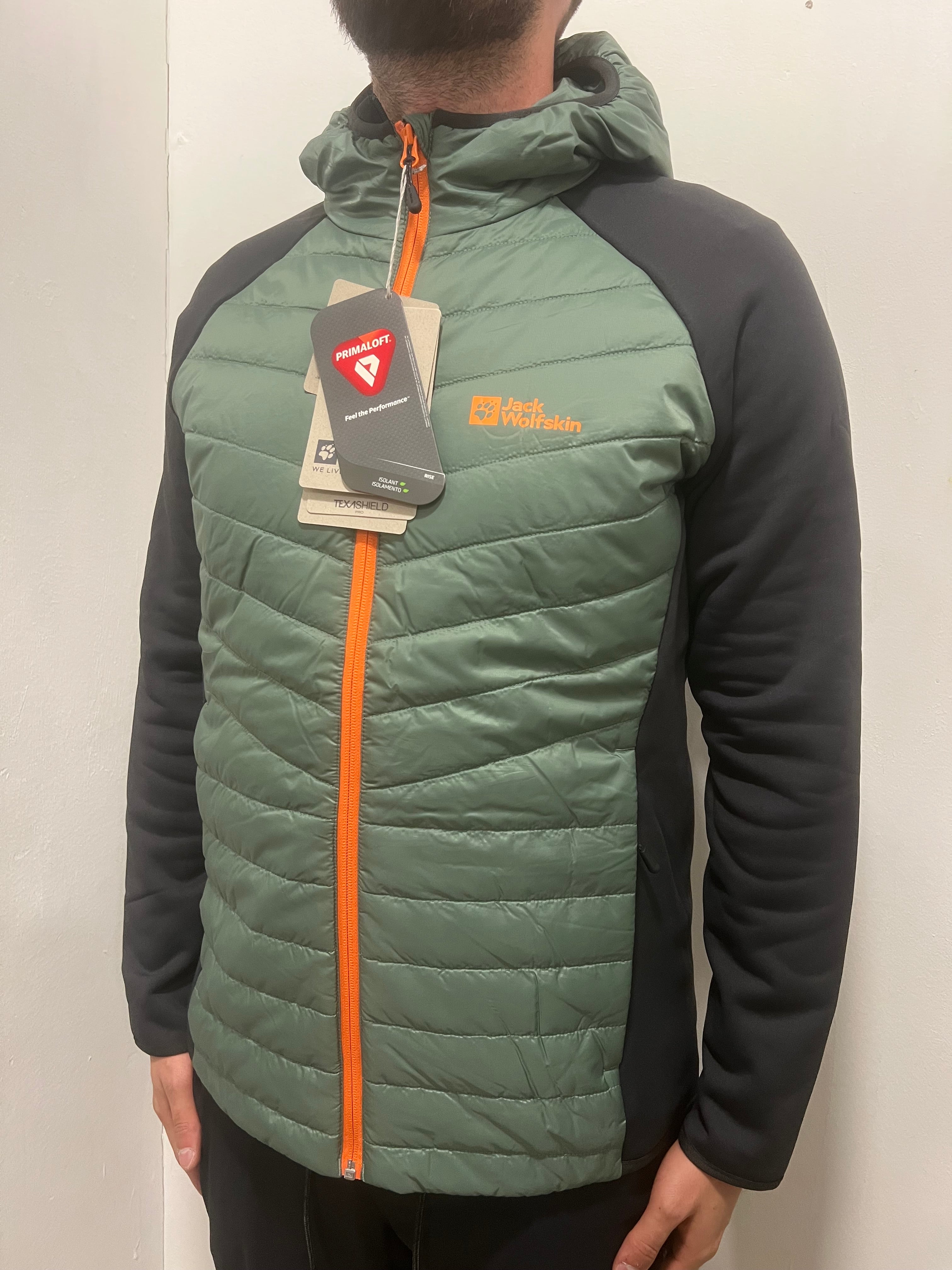 Wolfskin – Pro Chevron - Routeburn Hybrid Jacket Jack Hedge Green Clothing
